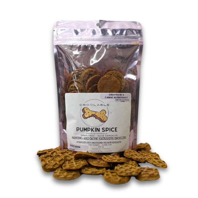 Pumpkin Spice Cookies Grain Free| All Natural Dog Treats – droolable