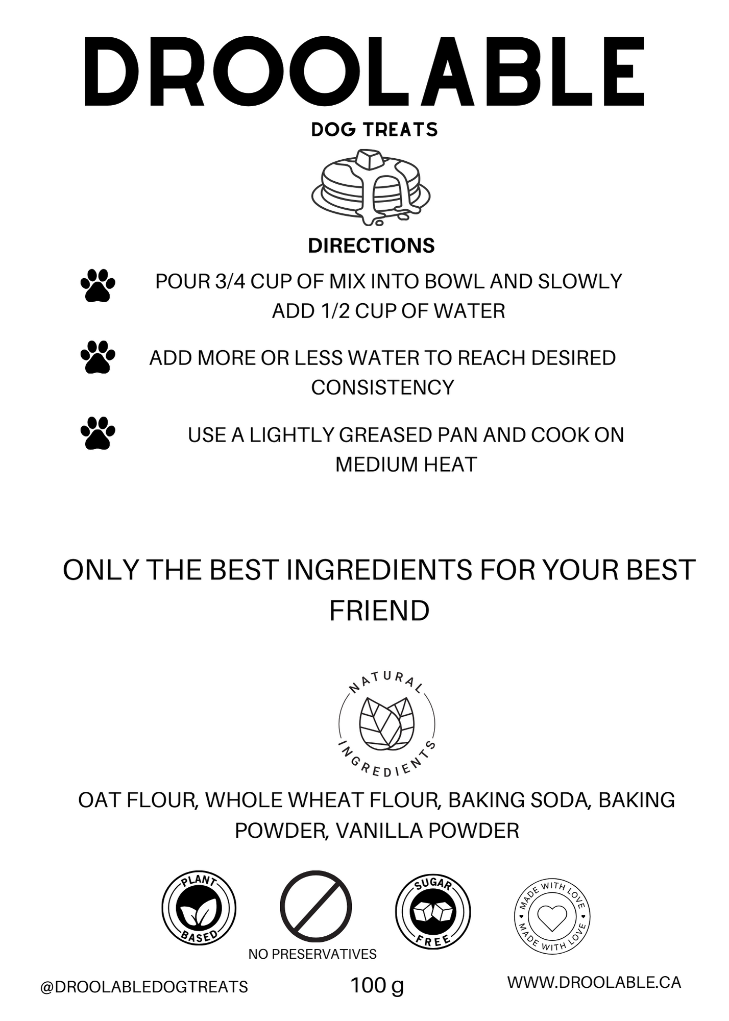 Pancake Mix - Furfetti Cupcake droolable