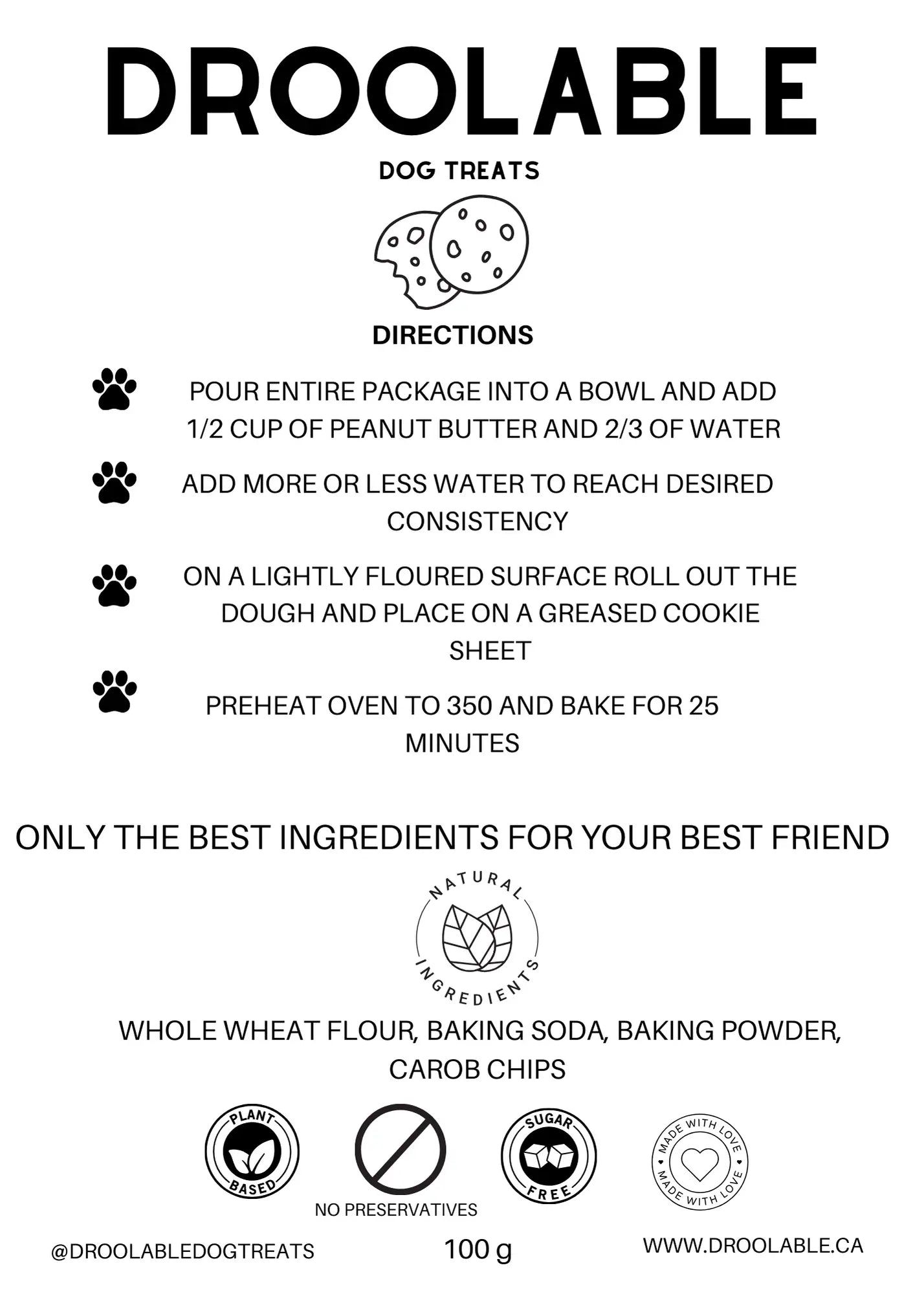 Make Your Own: Dog Cookies droolable