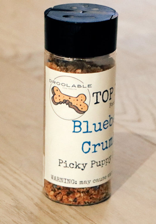 Top It Pup - Blueberry Crumble droolable
